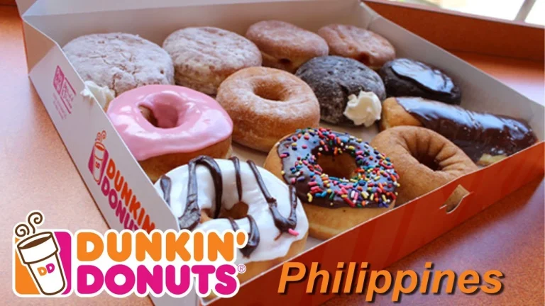 DUNKIN DONUTS MENU PHILIPPINES