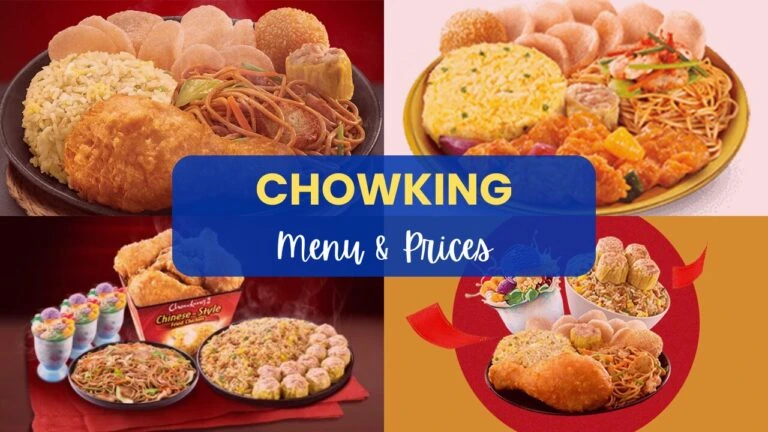 CHOWKING MENU PHILIPPINES