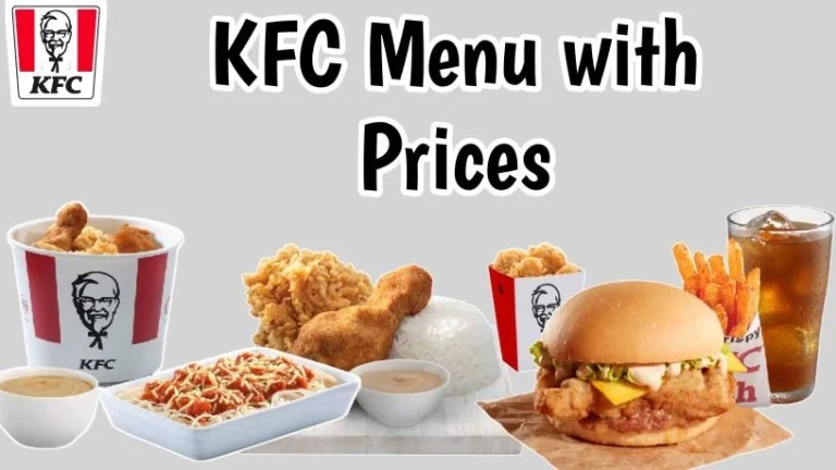 KFC MENU PHILIPPINES
