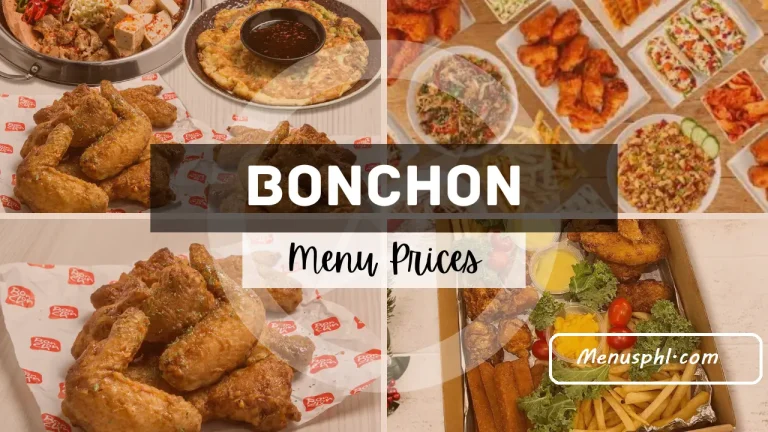 BONCHON MENU