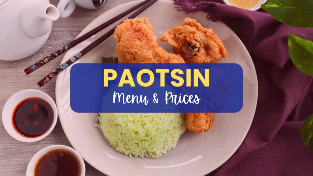 PAOTSIN MENU PHILIPPINES