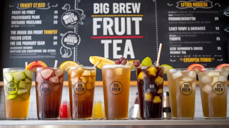 BIG BREW MENU FRUIT TEA