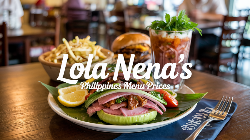 Lola Nena’s Philippines Menu