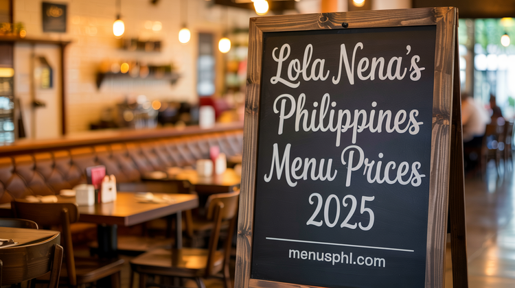 Philippines Menu 2025